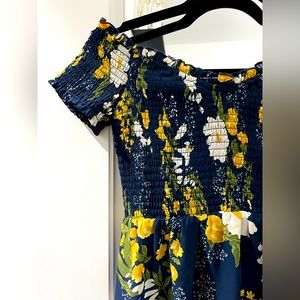 Commense, midi dress, floral print, size medium